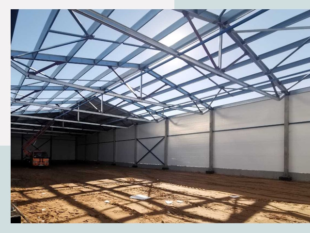 Строительство сенохранилищ в Кропоткине