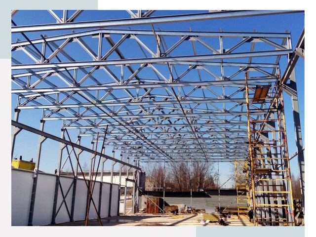 Строительство цехов в Кропоткин от 652 руб. под ключ