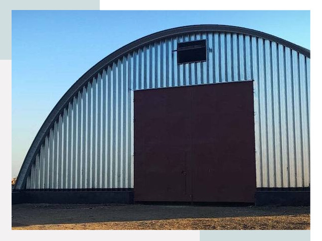 Бескаркасные ангары в Кропоткине