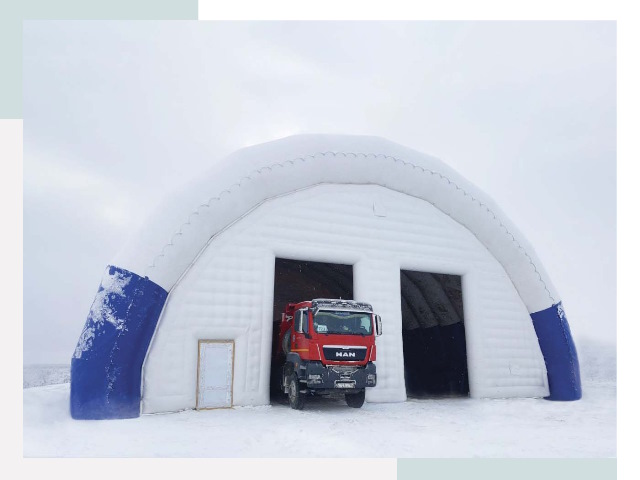 Мобильные ангары в Кропоткине