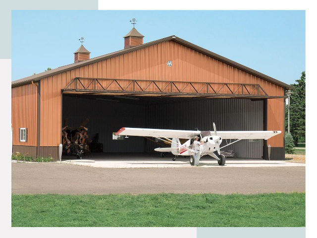 Ангары для самолетов в Кропоткине