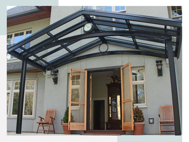 Козырьки металлические в Кропоткине