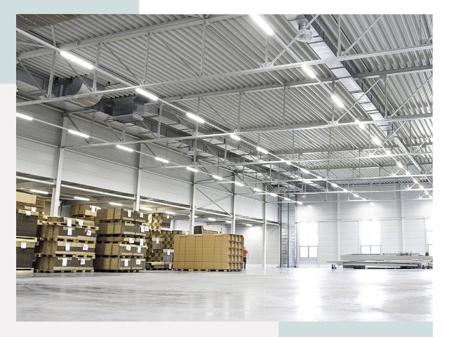 Освещение ангаров в Кропоткине