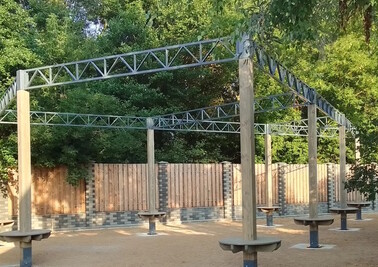 Терраса из металлоконструкций под ключ, проектирование, изготовление и монтаж от СтальСтрой-Крп